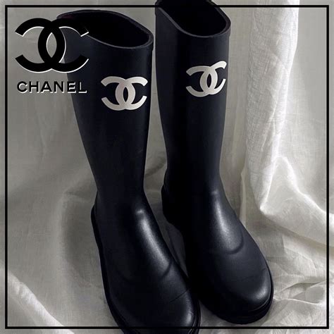 chanel rain boots 2022.